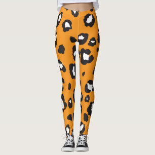 Klassisches Leopard-Druckmuster Leggings