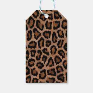 Klassisches Leopard-Muster-Tierdruck Geschenkanhänger