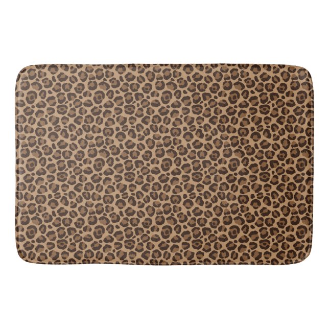 Klassisches Leopard-Serien-Design 12 Badematte (Vorderseite)