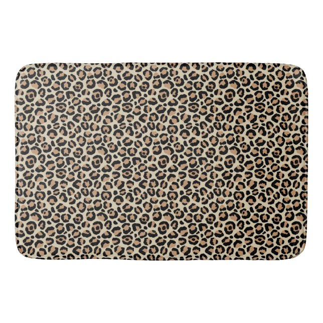 Klassisches Leopard-Serien-Design 9 Badematte (Vorderseite)