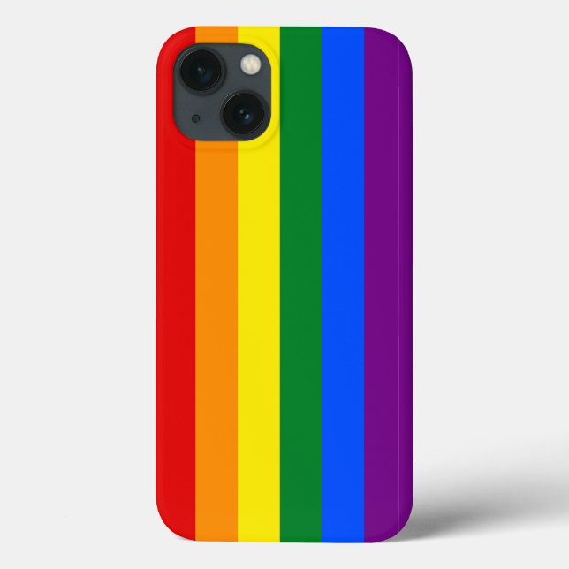 Klassisches LGBTQ-Rainbow-Prilag Case-Mate iPhone Hülle (Rückseite)