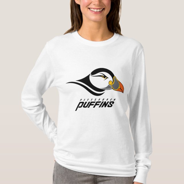 Klassisches Logo der Pittsburgh Puffins T-Shirt (Vorderseite)