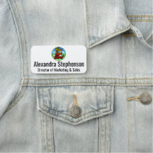 Klassisches Logo über Personalisiertes Geschäft