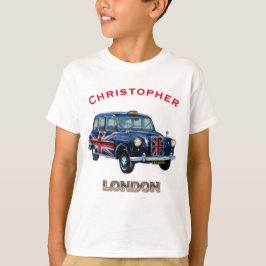 Klassisches Londoner Schwarztaxi T-Shirt