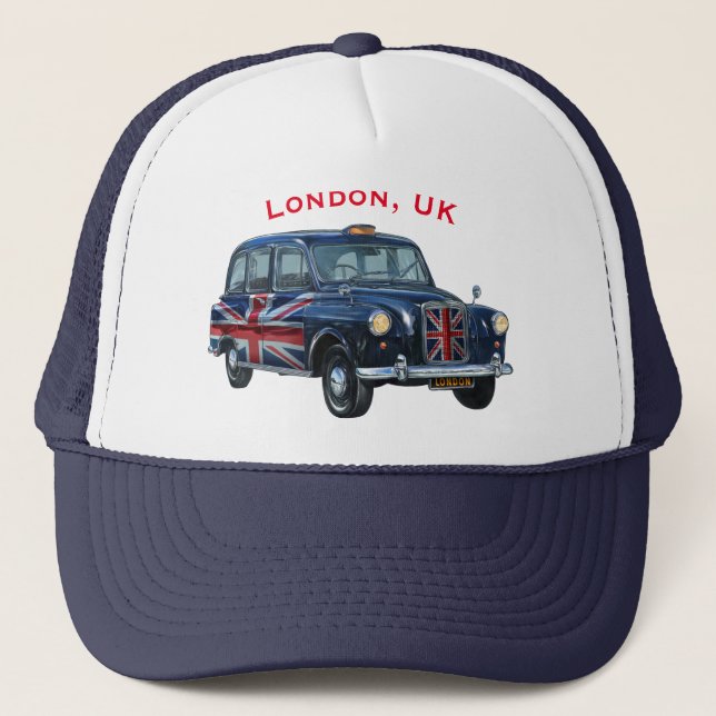 Klassisches Londoner Taxicab Truckerkappe (Vorderseite)