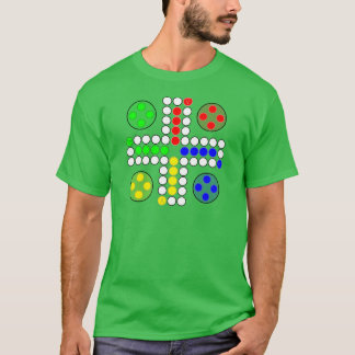 Klassisches Ludo-Brettspiel T-Shirt