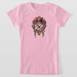 Klassisches Mädchen-Royalty-T-Shirt zum Zauberer v T-Shirt