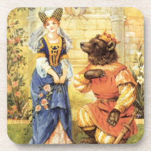Klassisches Märchen, Die Schöne und das Biest Untersetzer