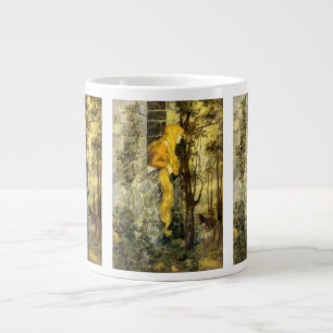 Klassisches Märchen, Rapunzel mit langen blonden H Jumbo-Tasse