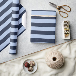 Klassisches maritimes Muster Geschenkpapier Rolle