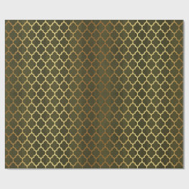 Klassisches marokkanisches Muster in Gold Wrapping Geschenkpapier