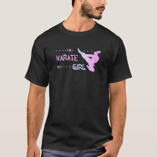 Klassisches Martial-Arts-Mädchen-T-Shirt Karate Mä T-Shirt
