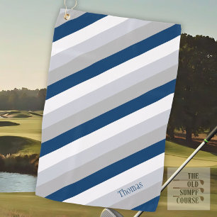 Klassisches Medizinisches Vier-Farben-Name Golfhandtuch