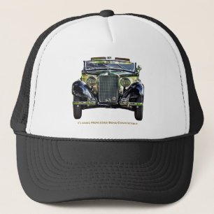Klassisches Mercedes Benz Cabrio Truckerkappe