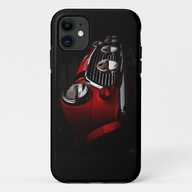 Klassisches Mini mit Kundgebung beleuchtet iPhone Case-Mate iPhone Hülle (Rückseite)