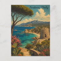Klassisches Minimal Sardinien Italien Vintage Reis