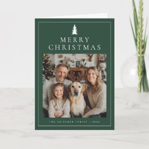 Klassisches minimalistisches Frohe Weihnachten Fot