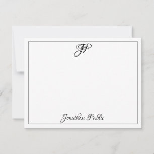 Klassisches Mitteilungskarte