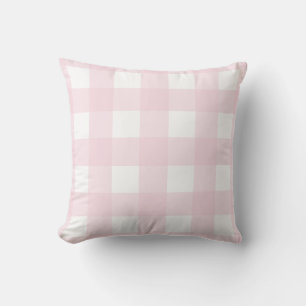 Klassisches modernes Bauernhaus Soft Pink Buffalo Kissen