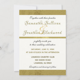 Klassisches modernes Foto für Hochzeitsfeiern Einladung