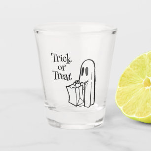 Klassisches Modernes Ghost mit Taschentuch oder Ta Schnapsglas