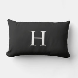 Klassisches Modernes Monogramm Kissen Für Draußen
