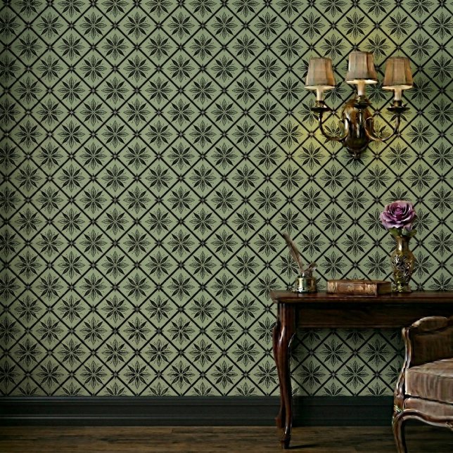 Klassisches modernes Muster mit floralen Mustern Tapete (Von Creator hochgeladen)
