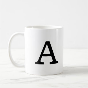 Klassisches Monogramm Kaffeetasse