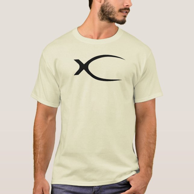Klassisches Monogramm mit dem Buchstaben X T-Shirt (Vorderseite)