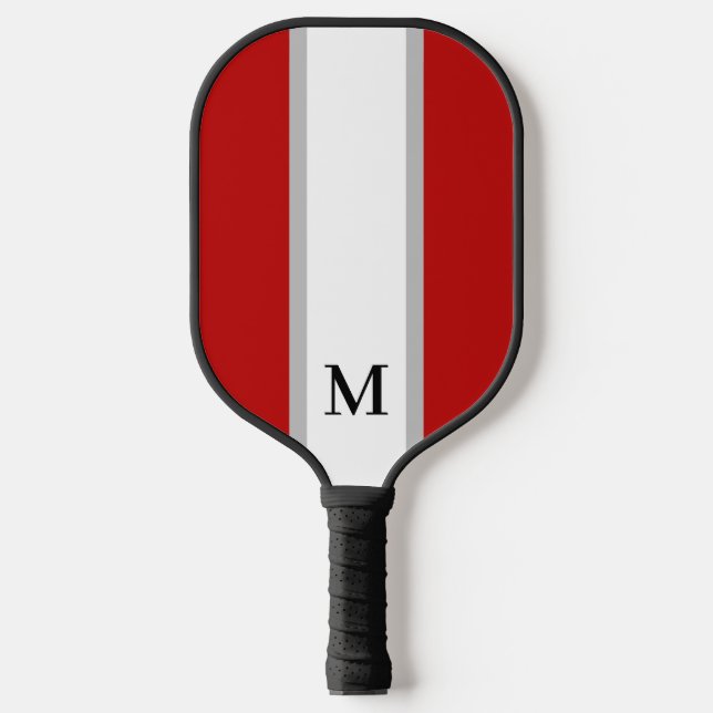 Klassisches Monogramm-Pickleball-Paddel Pickleball Schläger (Vorderseite)