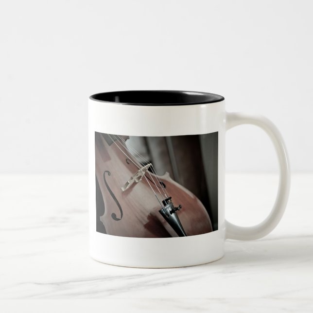 Klassisches Musikinstrument Zweifarbige Tasse (Rechts)