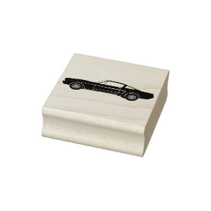 Klassisches Muskel-Auto Gummistempel