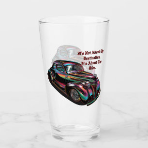 Klassisches Muskelauto Glas