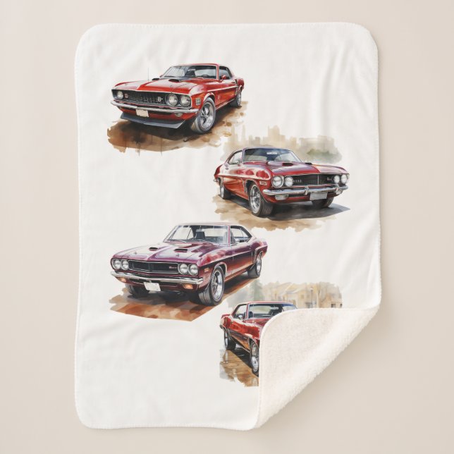 Klassisches Muskelauto Sherpadecke (Vorderseite)