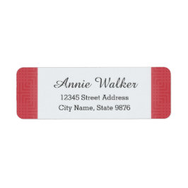 Klassisches Muster - Crimson Red - Custom