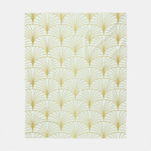 Klassisches nahtloses Art Deco-Muster. Geometrisch Fleecedecke