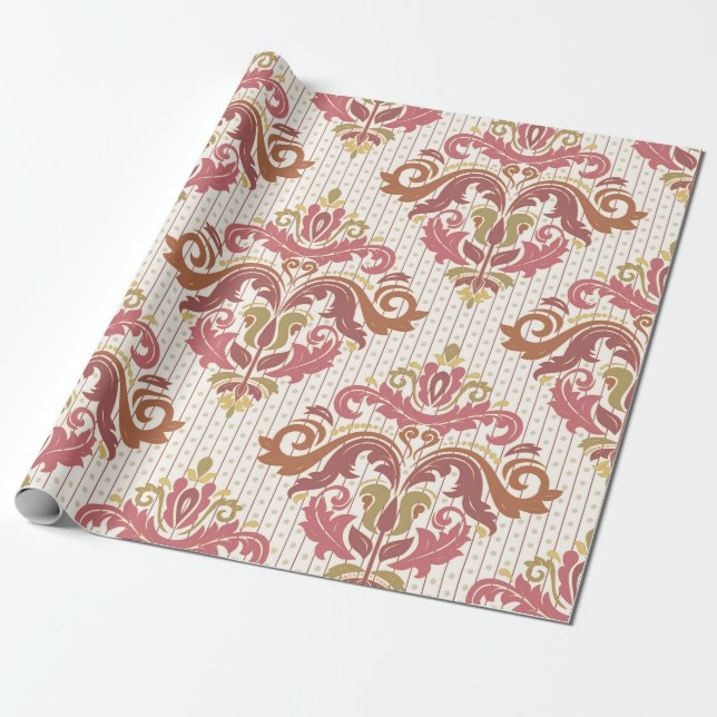 Klassisches nahtloses Muster. Damask orientiert bu Geschenkpapier (Ungerollt)