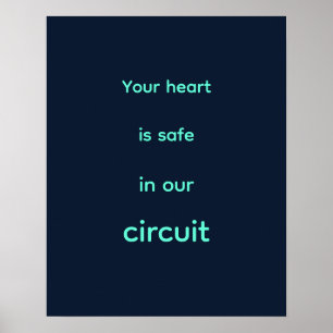Klassisches Navy Light Sans Perfusionist-Wandschil Poster