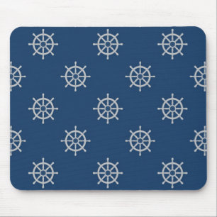 Klassisches Navy-Nautik-Schiffssteuerrad-Mauspad Mousepad