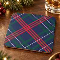 Klassisches Navy-Rot-Grün-Tartan-Karo-Festtagsmoti