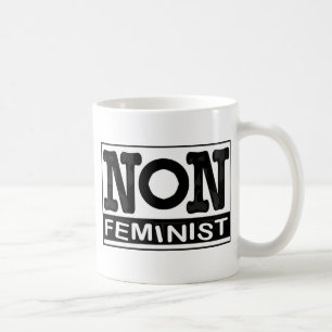 Klassisches nicht-Feministisches Logo Kaffeetasse
