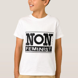 Klassisches nicht-Feministisches Logo T-Shirt
