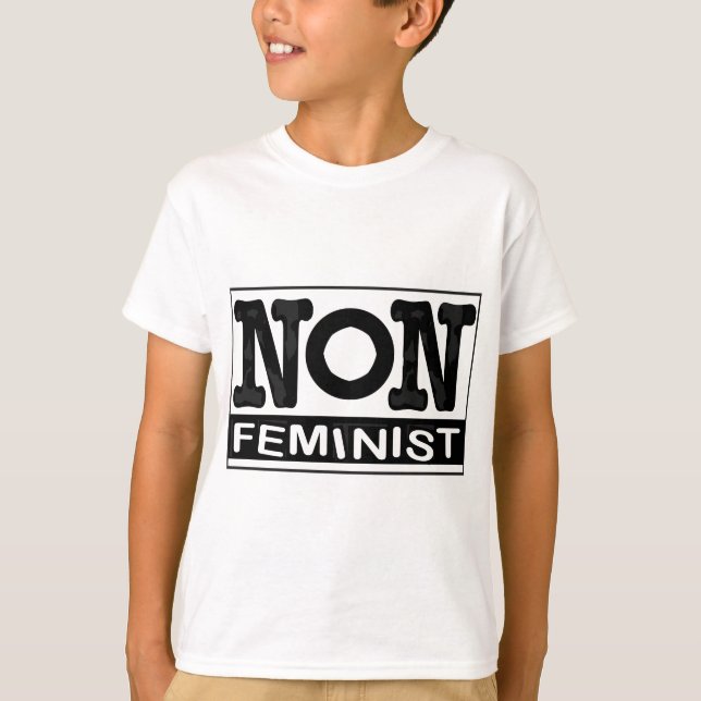 Klassisches nicht-Feministisches Logo T-Shirt (Vorderseite)