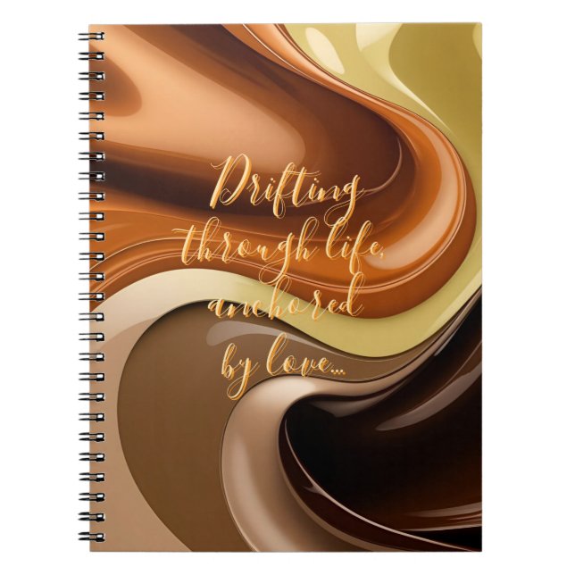 Klassisches Notebook in stilvoller Grafik Notizblock (Vorderseite)
