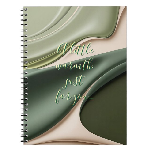 Klassisches Notebook in stilvoller Grafik Notizblock (Vorderseite)