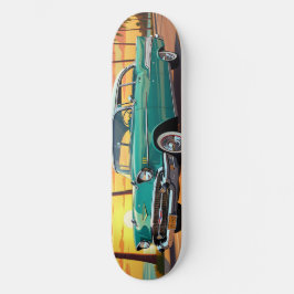 Klassisches Oldtimer-Auto 1957 Skateboard