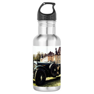 Klassisches Oldtimer-Auto Edelstahlflasche