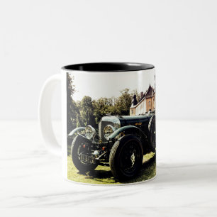 Klassisches Oldtimer-Auto Zweifarbige Tasse