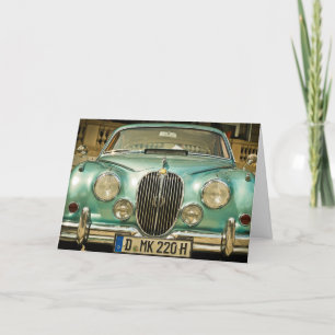 KLASSISCHES OLTAUTOMOBIL, GLÜCKWUNSCH ZUM GEBURTST FEIERTAGSKARTE