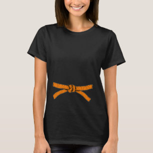 Klassisches Orange Karate Aikido Taekwondo Judo Ka T-Shirt